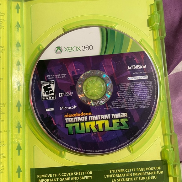 Xbox 360 Teenage Mutant Ninja Turtles - Picture 3 of 3